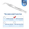 NAGARAKU Eyelash Extension Tweezers False Eyelashes Makeup Stainless Steel Professional Tweezer 3D Accurate Pincet