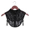 Fashion White Black Lace Fake Collar Blouse Vintage Detachable Shirt False Collar Lapel Blouse Top Women Clothes Accessories