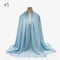 180X95CM Women Classic Muslim Crinkle Hijab Scarf Soft Cotton Head Scarves Turban Shawls Wraps Islamic Headband Femme Musulman