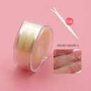 600Pcs/box Big  Eyelid Tape Sticker Double Fold Self Adhesive Eyelid Tape Stickers S/L Makeup Clear Beige Invisible Tool