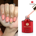 MSHARE 10ml Milky White Builder Nail Extension Gel Self leveling Nails Quick Building Clear Pink Nail Tips UV Led Gel Soak Off