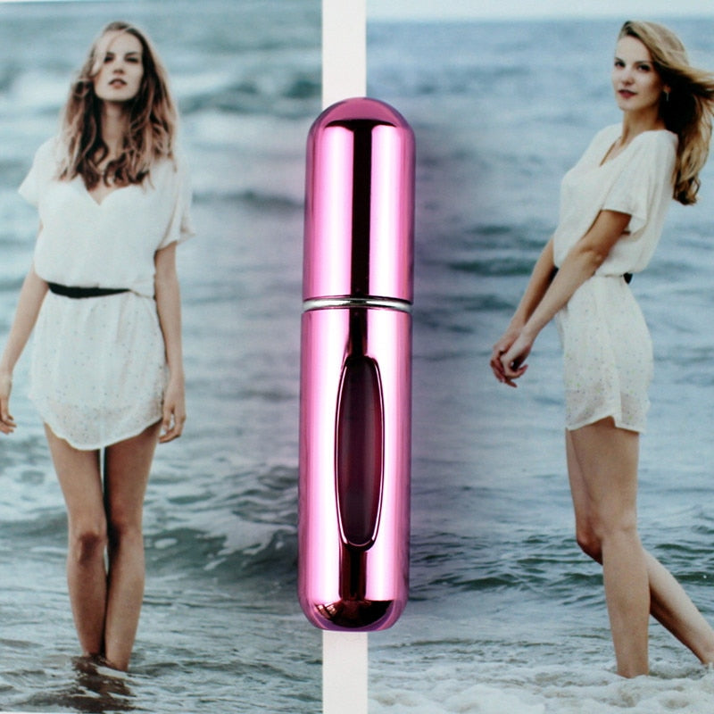 1PC Top Quality 5ml Perfume Bottle Mini Metal Sprayer Refillable Aluminum Perfume Atomizer Travel Size