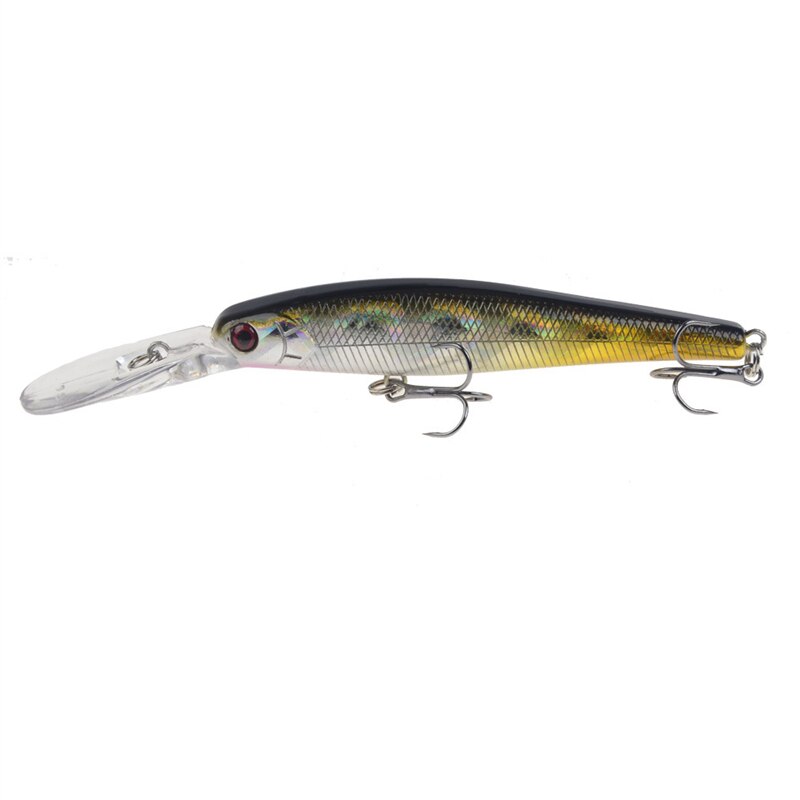 1 PCS 12.5cm 14g japan Hard Bait Laser Minnow Fishing Lure Pesca Hook Fish Wobbler Crankbait Tackle Artificial Lures FD-36