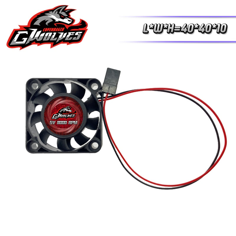 RC fan 25/30/35/40/50mm 8000RPM 5V-7V DC High wind cool Motor ESC fan heat sink 30/60/120/150A ESC 36/42mm motor futaba plug
