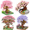 Mini Sakura Tree House Build Block City Street View Cherry Blossom Model Building Blocks DIY Toys for Children toy toy FOR GIFT