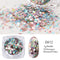 Crystal Fire Opal Flakes Nail Sequins Purple Holographic Glitter DIY Chrome Powder for Spring Nails Manicure Paillettes GL1857