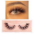 FOXESJI Makeup Eyelashes 3D Mink Lashes Fluffy Soft Wispy Natural Cross Lash Extension Reusable Fake Lashes Mink False Eyelashes