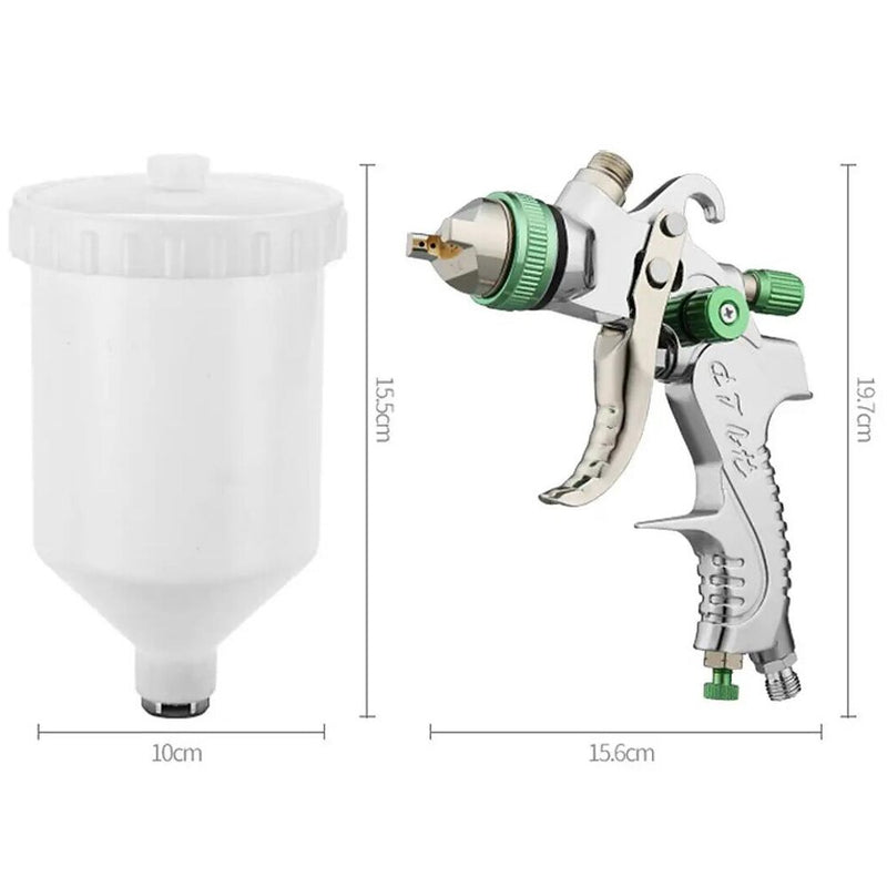 WENXING Professional HVLP Spay Gun 1.4/1.7/2.0mm Nozzle Gravity Airbrush For Car Painting