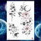 Girls Bracelet Chains Rose Tattoo Stickers Butterfly Body Arm Totem Tattoos Temporary Women Wrist Sexy Black Fake Tatoos