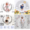 Baby Milestone Background Photo Blanket Infant Photography Backdrop Cloth Kids Photographic Calendar Photo Props Accessories