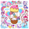 10/30/50/100pcs Kawaii Unicorn Cartoon Stickers For Guitar Laptop Luggage Phone Notebook PVC Waterproof Graffiti Decals Kids Toy