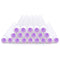 20pc Reusable Eyebrow Brush Tube Leopard Serpentine Diamond Flask Mascara Wand Dust-proof Eyelash Extension Supplies Makeup Tool