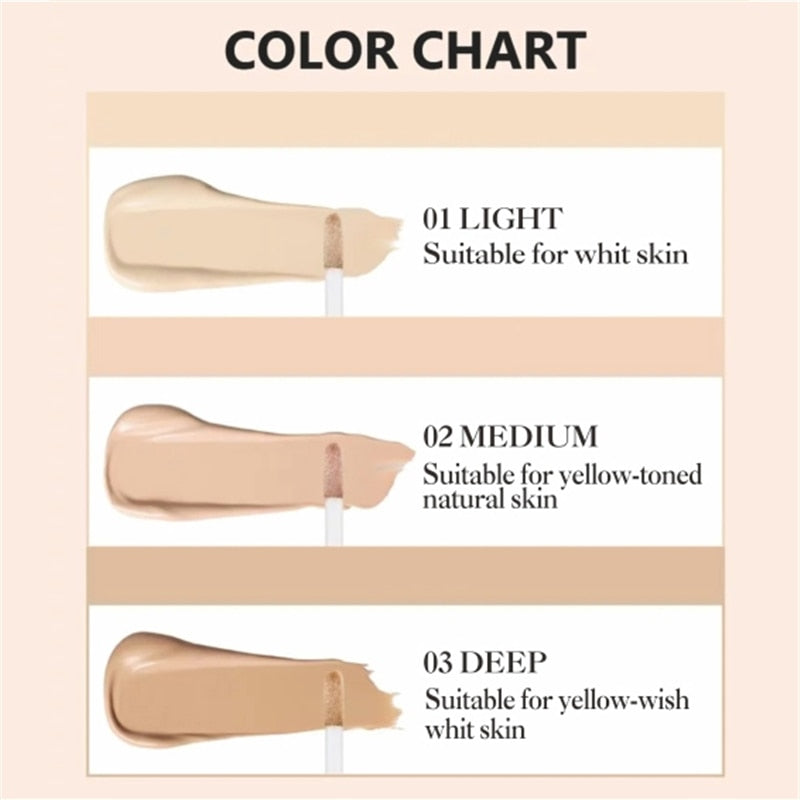 12ml Matte Makeup Foundation Cream For Face Professional Concealing Eye Dark Circle Liquid Long-lasting Corrector Cream Cosmetic