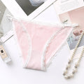 BZEL Sexy Women&#39;s Panties Breathable Cotton Underwear Sweet Lace Lingerie Cute Female Briefs Comfort Striped Underpants Hot Sale