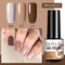 LILYCUTE 3 PCS Gel Nail Polish Set Nude Pink Glitter Sequins Matte Effect Gel Long Lasting Base Top Coat Nail Art Design Hybrid
