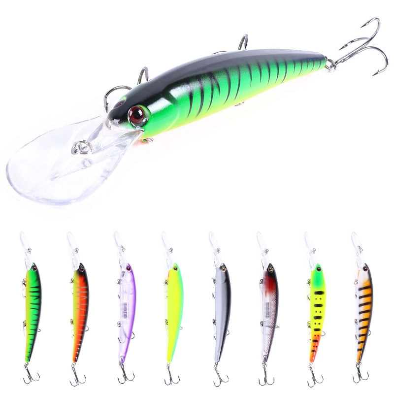 1PCS Minnow Fishing Lure Laser Hard Artificial Bait 3D Eyes 16cm 21g Fishing Wobblers Pike Carp Bait Crankbaits Fishing Tackle