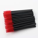 50 Pcs Disposable Crystal Eyelash brush Mascara Wands Applicator Diamond Eye Lash brushes  Eyelash Extension women Makeup tools