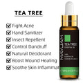 10ml Pure Plant Essential Oil For Humidifier Diffusers Mint Lavender Tea Tree Rose Vanilla Sandalwood Jasmine Pure Nature Oil