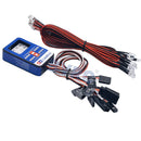 Simulation Flash Light 12 LED Lighting Kit Steering Brake for 1/10 Scale Models RC Car Yokomo Tamiya HSP HPI AXIAL RC4WD Trx