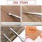 Leather Hole Punches 1+2+4+6 Prong DIY Diamond Lacing Stitching Chisel Set U/V Shaped Groover Leather Edge Beveler Skiving Tools