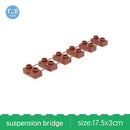 Blocks Amusement Park Accessory Slide Ladder Swing Seesaw Carousel Big Large-particle City Building Children&