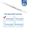 NAGARAKU Eyelash Extension Tweezers False Eyelashes Makeup Stainless Steel Professional Tweezer 3D Accurate Pincet