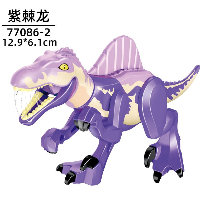 Jurassic Dinosaur Park Indominus Rex DIY Blocks Dinosaurs Tyrannosaurus Rex Tiny Models Building Block Kid Toys Animals Set Gift