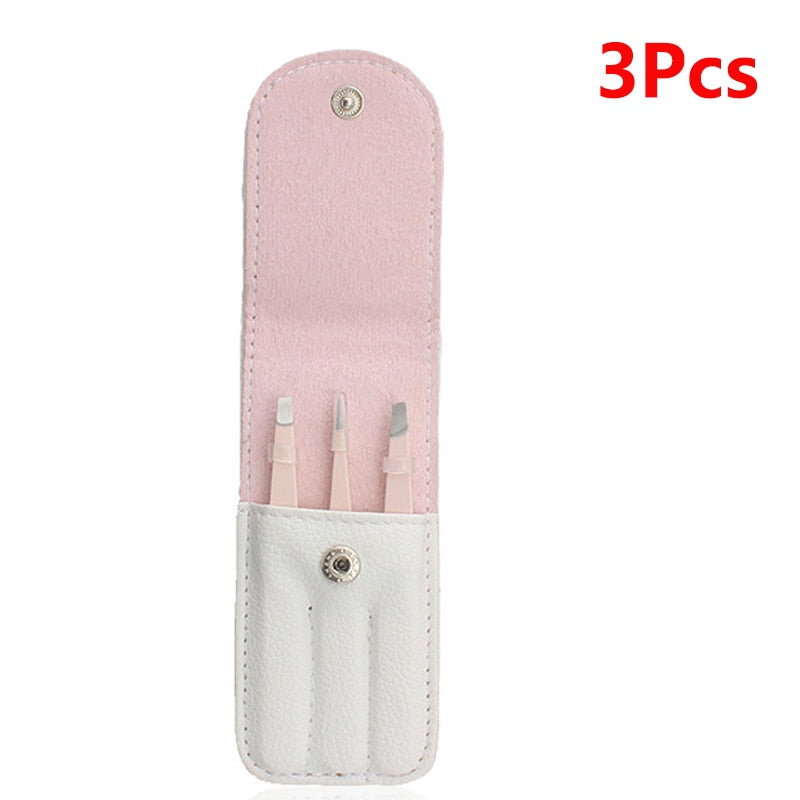 Anti-static Stainless Steel Tweezers Maintenance Tools Industrial Precision Straight Tweezers Repair Tool For Eyebrow DIY