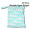 Baby Diaper Bag Cartoon Print Waterproof Wet Dry Nappy Zipper Handbag Stroller Carry Pack Travel Outdoor Wet Diaper Storage Bags