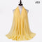 Muslim Bubble Chiffon Hijab Scarf Women Solid Color Soft Long Shawls and Wraps Georgette Head Scarves Ladies Hijabs