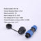 SP13 IP68 waterproof connector male plug &amp; female socket 1/2/3/4/5/6/7/9 pin panel Mount wire cable connector aviation plug
