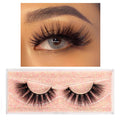 FOXESJI Makeup Eyelashes 3D Mink Lashes Fluffy Soft Wispy Natural Cross Lash Extension Reusable Fake Lashes Mink False Eyelashes