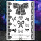 Sexy Black Henna Temporary Tattoos For Women Girls Body Art Decoration Fake Jewelry Chains Waterproof Mandala Flower Tatoos Kit