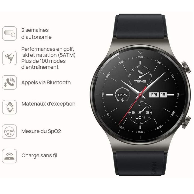 In stock Global Version HUAWEI Watch GT 2 pro SmartWatch 14days Battery Life GPS Wireless Charging  GT2 PRO