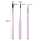 3Pcs Acrylic French Stripe Nail Art Liner Brush Set 3D Tips Manicure Ultra-thin Line Drawing Pen UV Gel Brushes Painting Tools