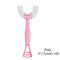 Baby Toothbrush Children 360 Degree U-shaped Child Toothbrush Teethers Baby Brush Silicone Kids Teeth Oral Care Cleaning