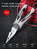 AIRAJ Multifunctional Universal Diagonal Pliers Needle Nose Pliers Hardware Tools Universal Wire Cutters Electrician Wire Pliers