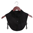 Women Cotton Lace Fake Collar Blouse Vintage Detachable Collar Women&