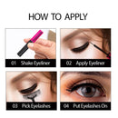3Pairs Magnetic Lashes 3D Mink Eyelashes Wholesale Fake Eyelashes Magnetic Eyeliner With Tweezer Makeup Set For Beauty Faux Cils