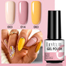 LILYCUTE 3 PCS Gel Nail Polish Set Nude Pink Glitter Sequins Matte Effect Gel Long Lasting Base Top Coat Nail Art Design Hybrid