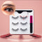 3Pairs Magnetic Lashes 3D Mink Eyelashes Wholesale Fake Eyelashes Magnetic Eyeliner With Tweezer Makeup Set For Beauty Faux Cils