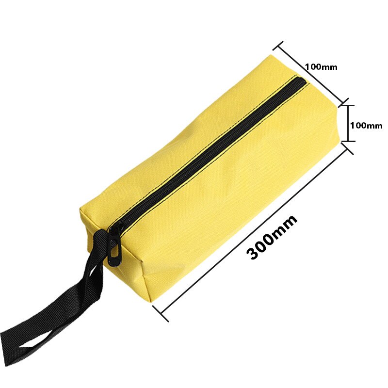 Oxford Canvas Waterproof Storage Hand Tool Bag Screws Nails Drill Bit Metal Parts Fishing Travel Makeup Organizer Pouch Bag Case