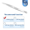 NAGARAKU Eyelash Extension Tweezers False Eyelashes Makeup Stainless Steel Professional Tweezer 3D Accurate Pincet