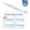 NAGARAKU Eyelash Extension Tweezers False Eyelashes Makeup Stainless Steel Professional Tweezer 3D Accurate Pincet