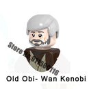 Disney Luke Skywalker Ahsoka Tano Building Block Yoda Obi-Wan Kenobi Sith Kylo Ren Count Dooku Starkiller Brick Figure Toy