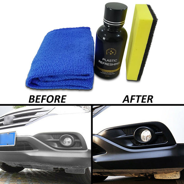30ml Car Plastic Parts Retreading Agent Instrument Panel Agent Automotive Interior Plastic Part Retreading Cleaning Agent