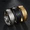 UAH 6 mm 316L Stainless Steel Wedding Band Ring Roman Numerals Gold Black Cool Punk Rings for Men Women Fashion Jewelry