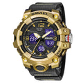 Sport Watch Military Watch For Men Alarm Clock Stopwatch LED Digital Back Light Dual Time Display 8008 Men&#39;s Watches Waterproof