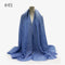 180X95CM Women Classic Muslim Crinkle Hijab Scarf Soft Cotton Head Scarves Turban Shawls Wraps Islamic Headband Femme Musulman
