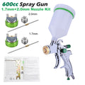 WENXING Professional HVLP Spay Gun 1.4/1.7/2.0mm Nozzle Gravity Airbrush For Car Painting